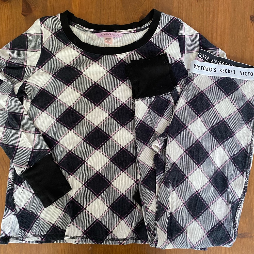 VS Plaid Pajama Set